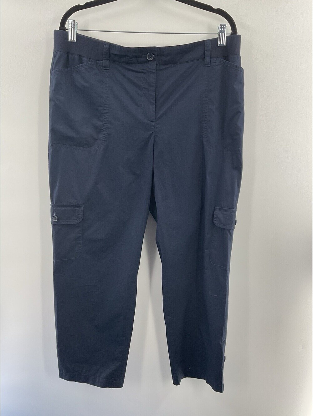 Talbots Size 14 Women’s Casual Comfortable Pants Blue 084